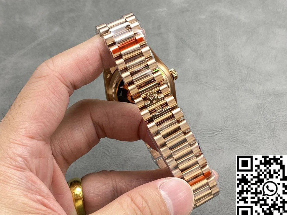 M128235-0037 Day Factory Tungsten Dial Steel Chocalate 36mm Date v5 QF Rolex 1219